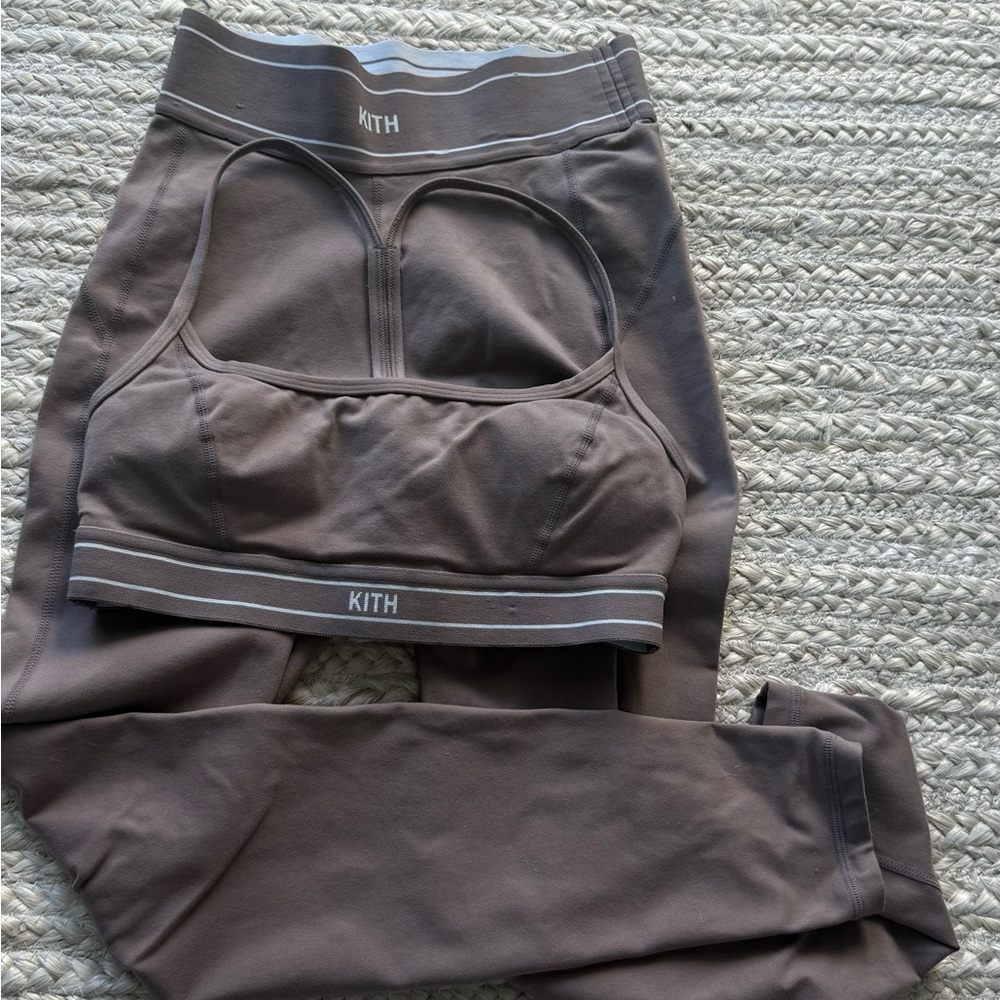 Kith Taupe Activewear Set (Size S)